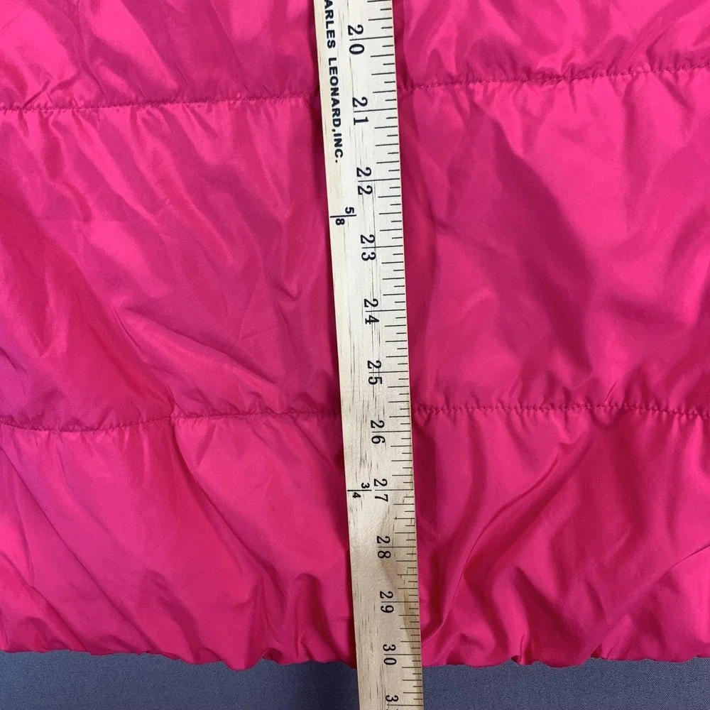Torrid Vest Womens 4 Pink Hooded Quilted Puffer Full Zip Pockets Warm Insulated - Picture 10 of 14